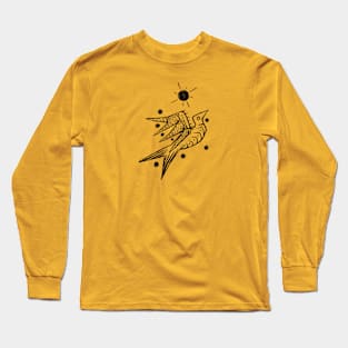 Swallow Season (Black) Long Sleeve T-Shirt